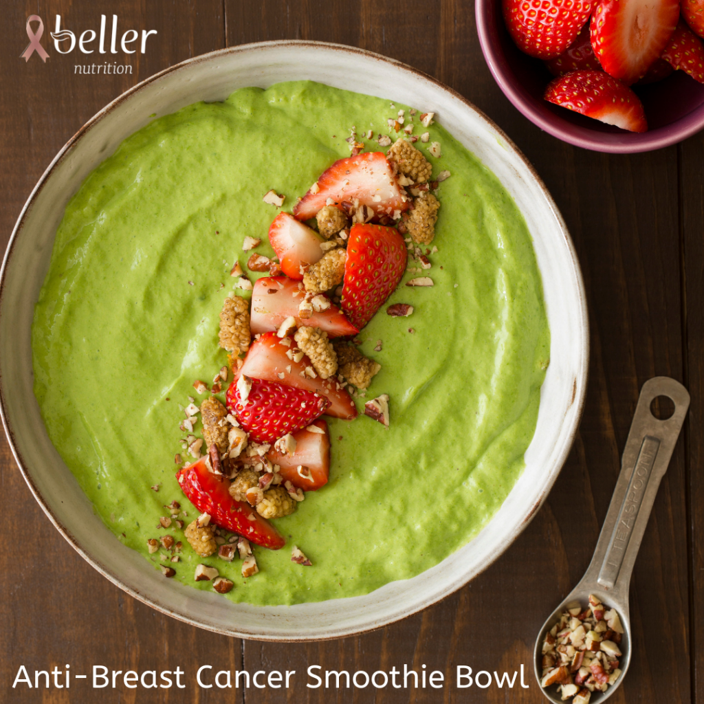 Breast Cancer fighting Matcha Green Tea Smoothie Bowl Recipe